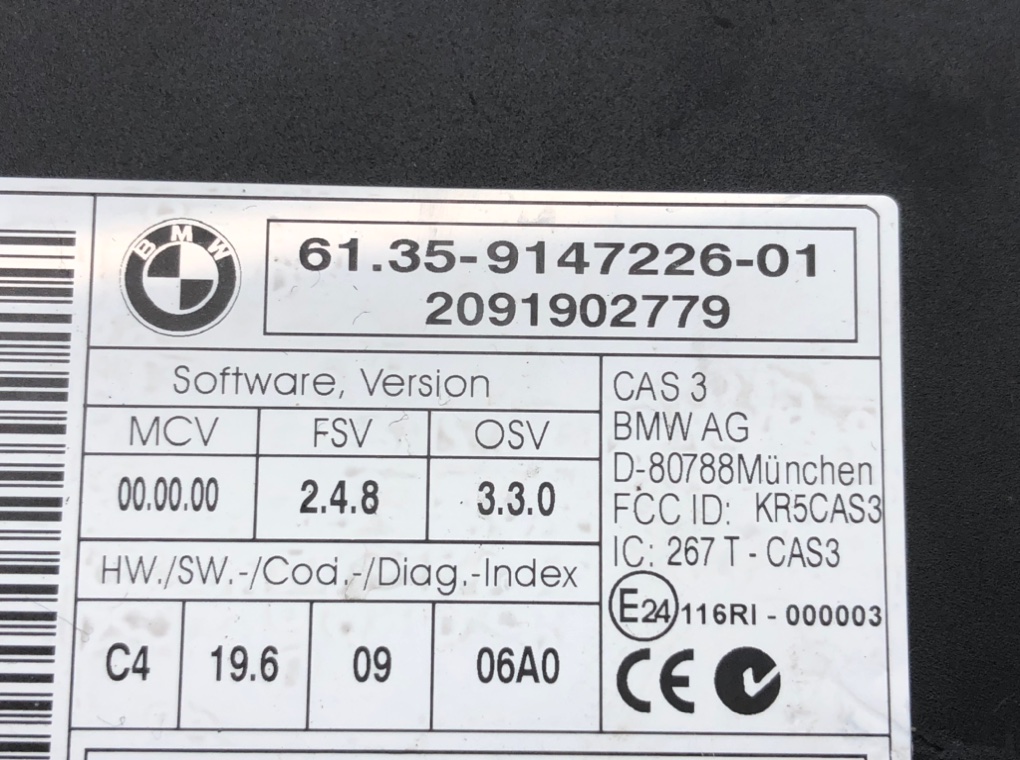 Замок зажигания для BMW 1 E87/E81/E82/E88, 2009 г. 2.0 TD дизель б/у — фото 9