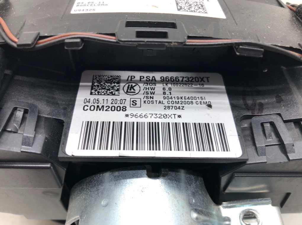 Переключатель подрулевой (стрекоза) для Peugeot 5008, 2011 г. 1.6 HDi дизель б/у — фото 5