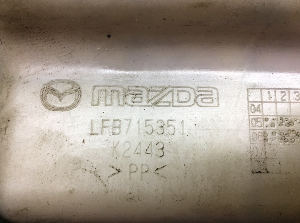 Бачок расширительный для Mazda 5, 2006 г. 1.8 i бензин б/у — фото 5