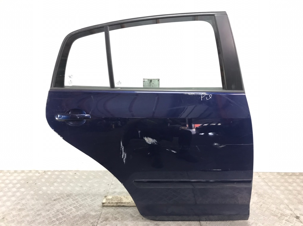 Дверь задняя правая для Volkswagen Golf Plus, 2007 г. 1.9 TDi дизель б/у