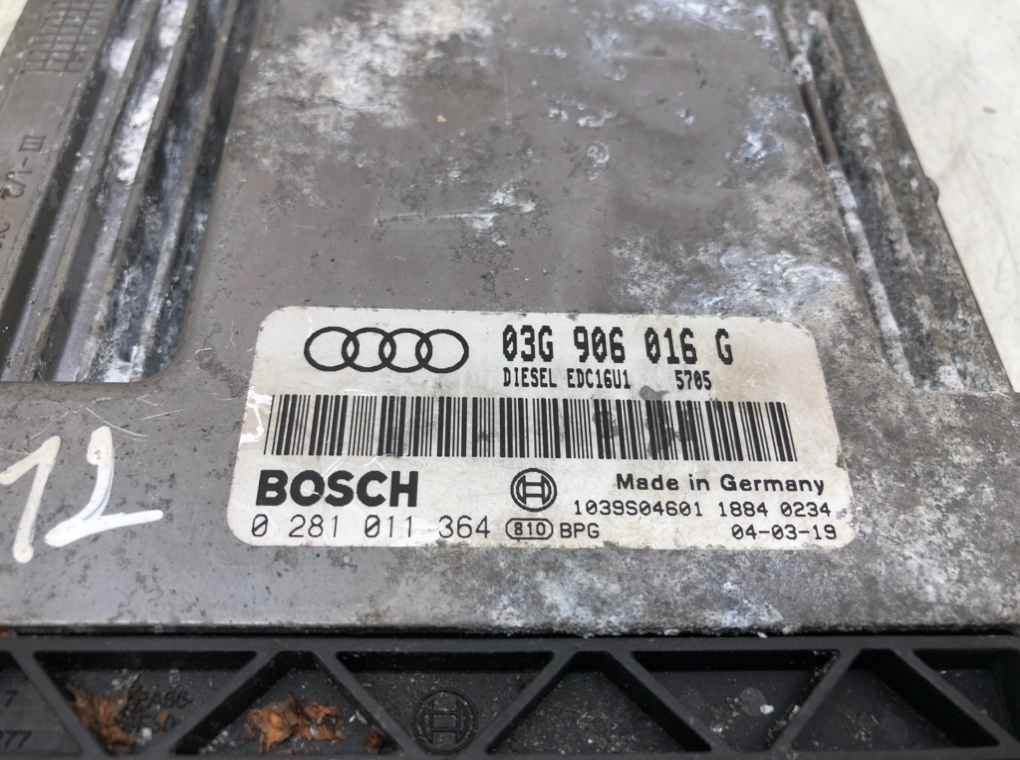 Блок управления двигателем для Audi A3, 2004 г. 2.0 TDi дизель б/у — фото 7