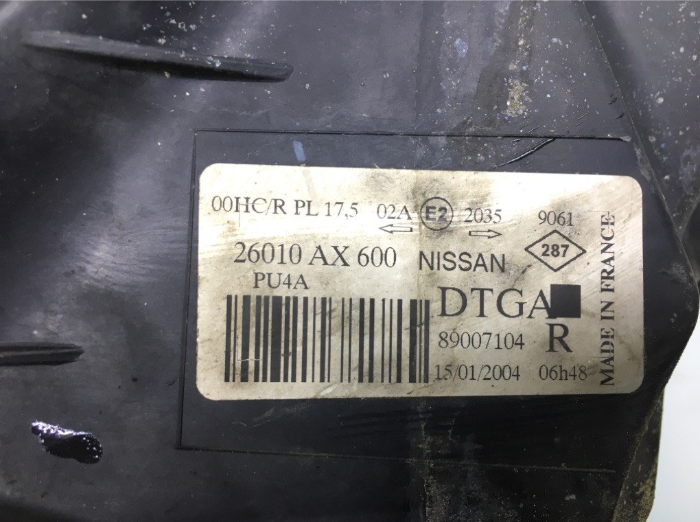 Фара левая для Nissan Micra, 2004 г. 1.2 i бензин б/у — фото 6