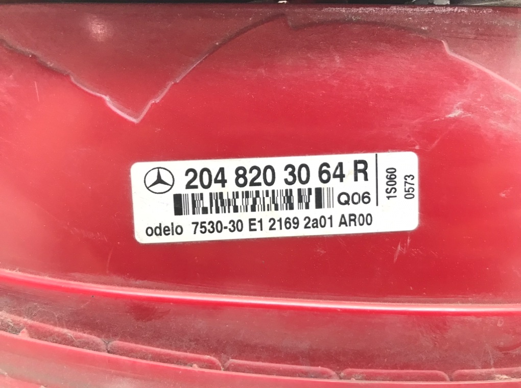 Фонарь задний правый для Mercedes C W204, 2010 г. 2.2 CDi дизель б/у — фото 6