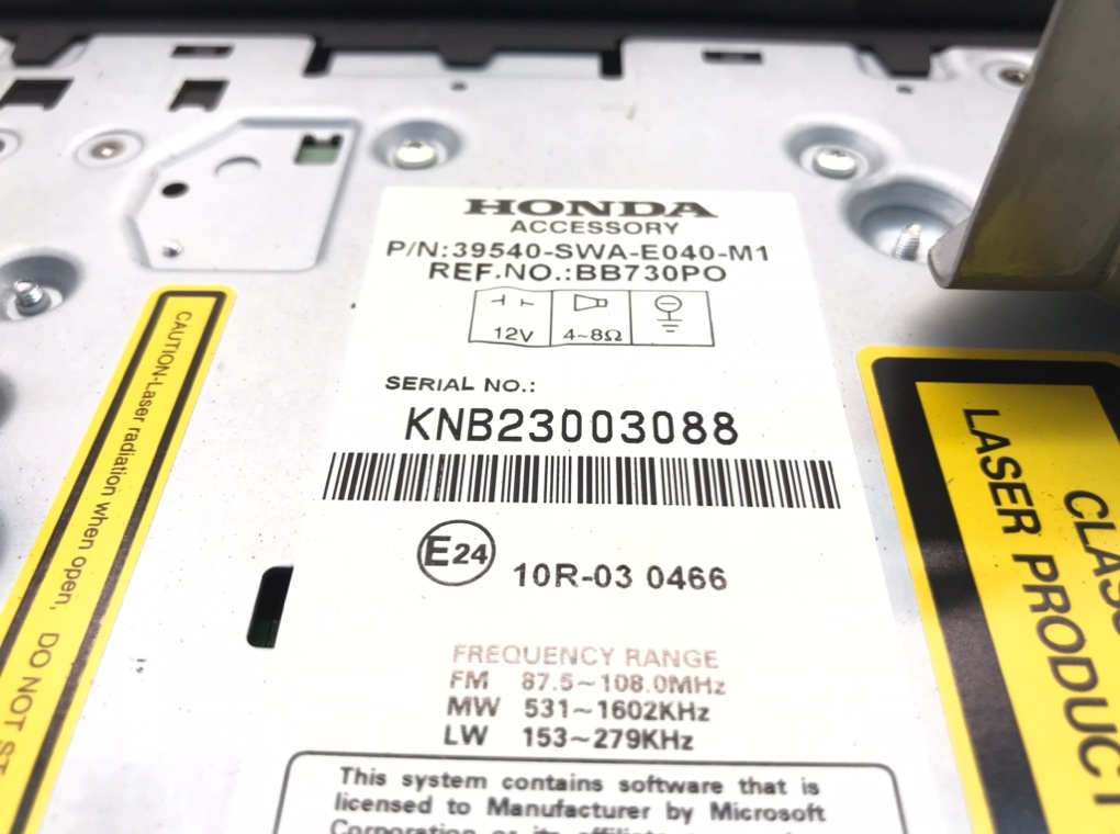 Магнитола для Honda CR-V, 2010 г. 2.2 i-CTDi дизель б/у — фото 8