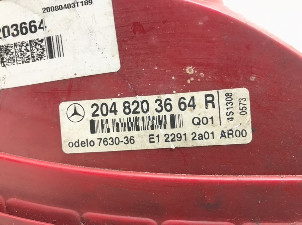 Фонарь задний правый для Mercedes C W204, 2008 г. 2.2 CDi дизель б/у — фото 7