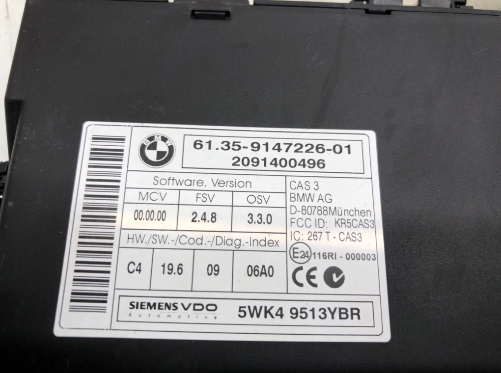 Замок зажигания для BMW 1 E87/E81/E82/E88, 2009 г. 2.0 TD дизель б/у — фото 4