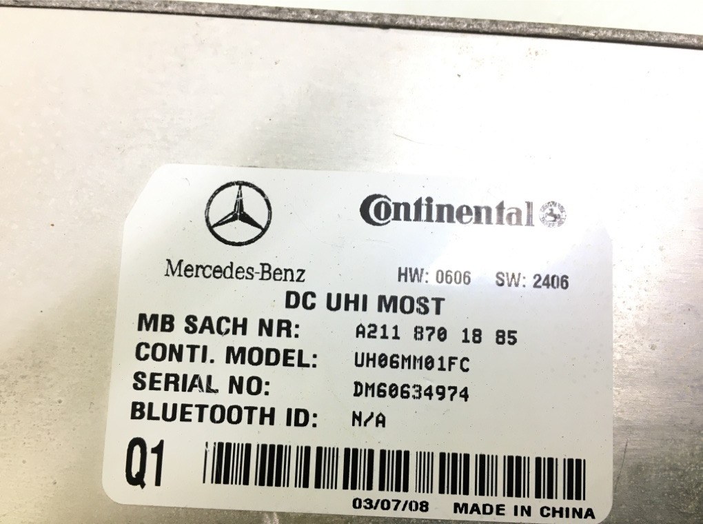 Блок управления телефоном для Mercedes CLC CL203, 2008 г. 2.2 CDi дизель б/у — фото 5