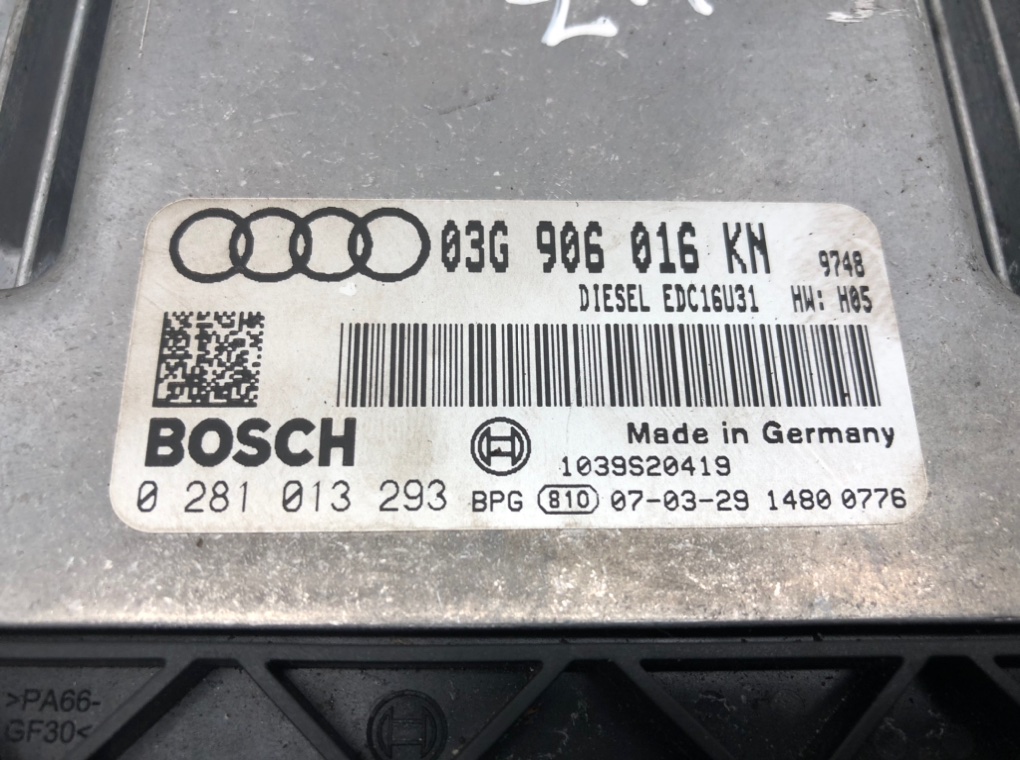 Блок управления двигателем для Audi A4, 2007 г. 2.0 TDi дизель б/у — фото 7