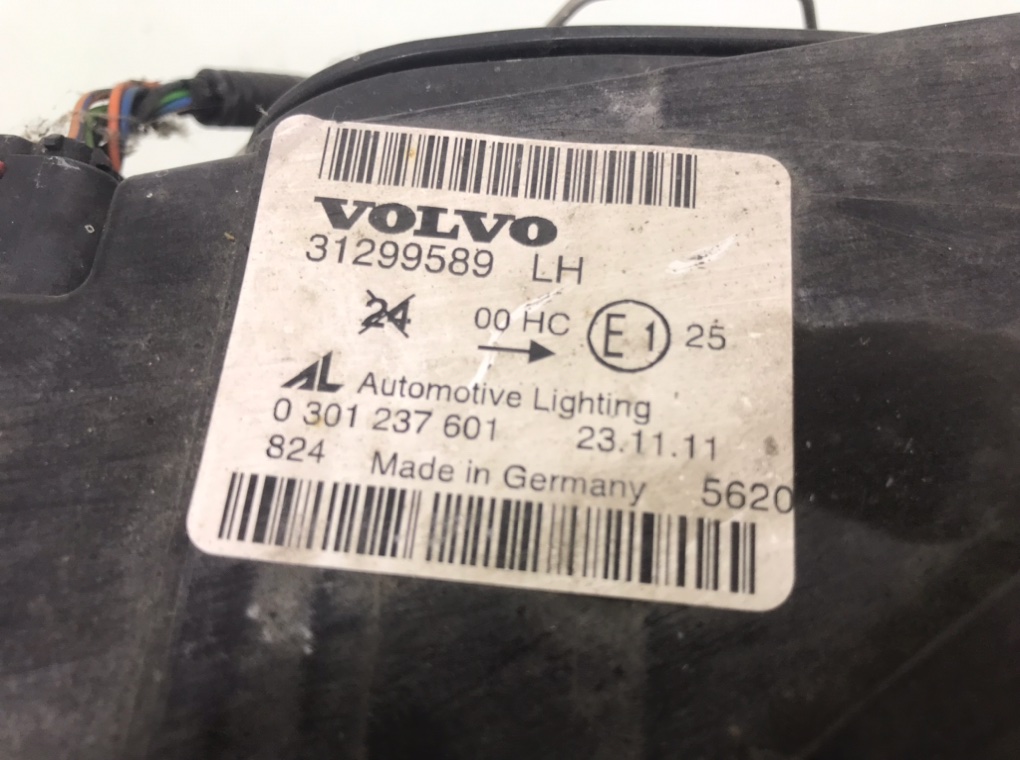 Фара левая для Volvo V50, 2012 г. 1.6 TD дизель б/у — фото 6