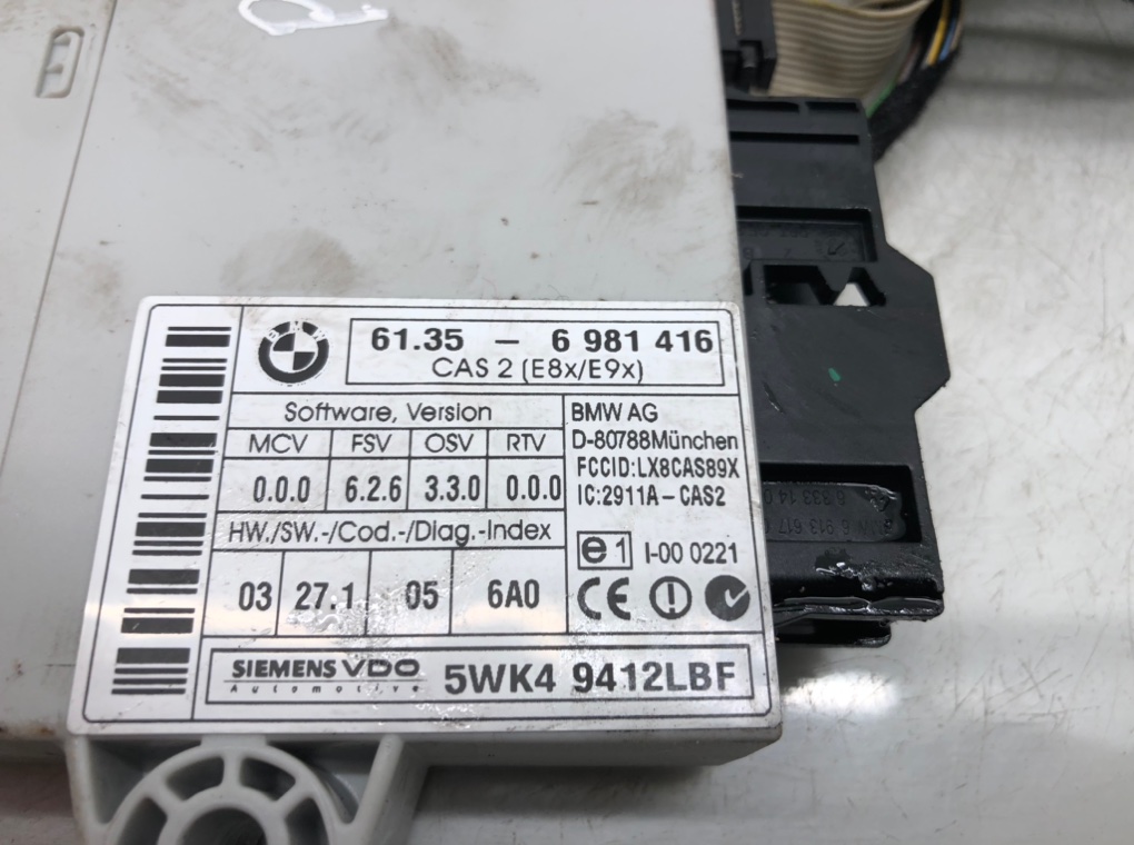 Замок зажигания для BMW 1 E87/E81/E82/E88, 2006 г. 2.0 TD дизель б/у — фото 7