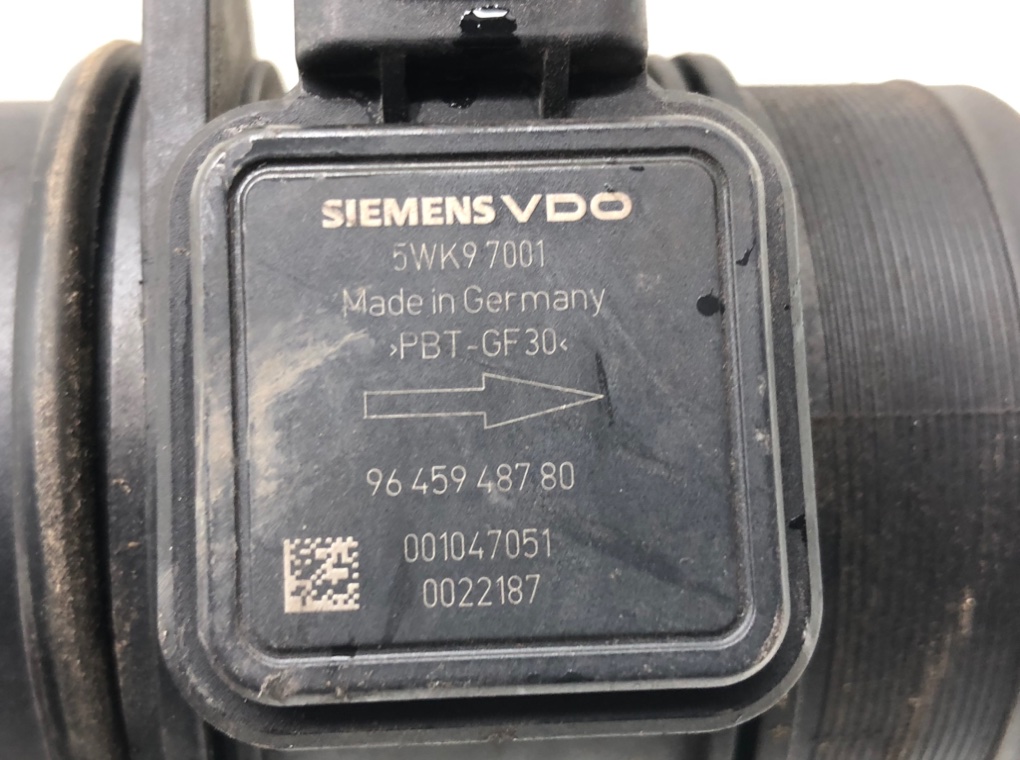 Расходомер воздуха для Peugeot 307, 2007 г. 2.0 HDi дизель б/у — фото 6