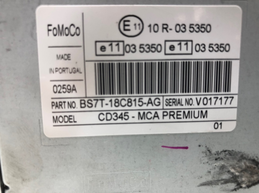 Магнитола для Ford Mondeo, 2012 г. 1.6 TDCi дизель б/у — фото 7