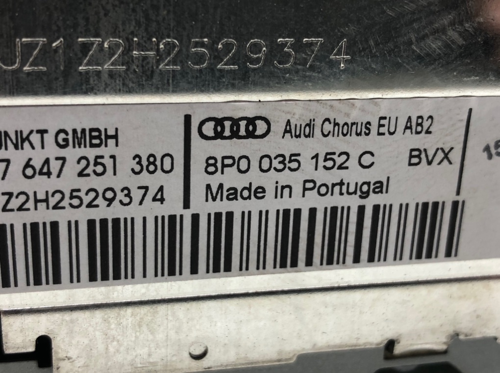 Магнитола для Audi A3, 2008 г. 1.9 TDi дизель б/у — фото 7