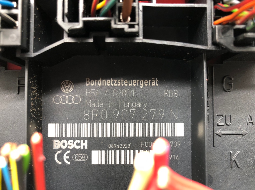 Блок комфорта для Audi A3, 2008 г. 1.9 TDi дизель б/у — фото 5