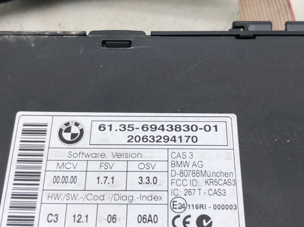 Замок зажигания для BMW 3 E90/E91/E92/E93, 2006 г. 2.0 i бензин б/у — фото 6