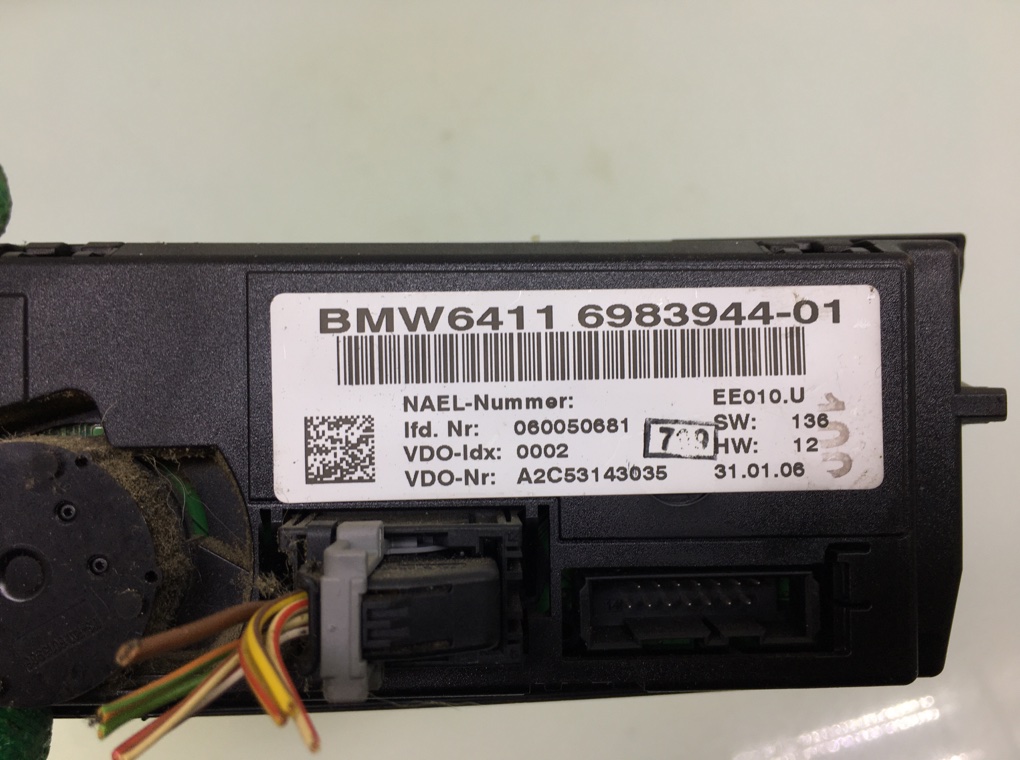 Блок управления печки/климат-контроля для BMW 1 E87/E81/E82/E88, 2006 г. 1.6 i бензин б/у — фото 5