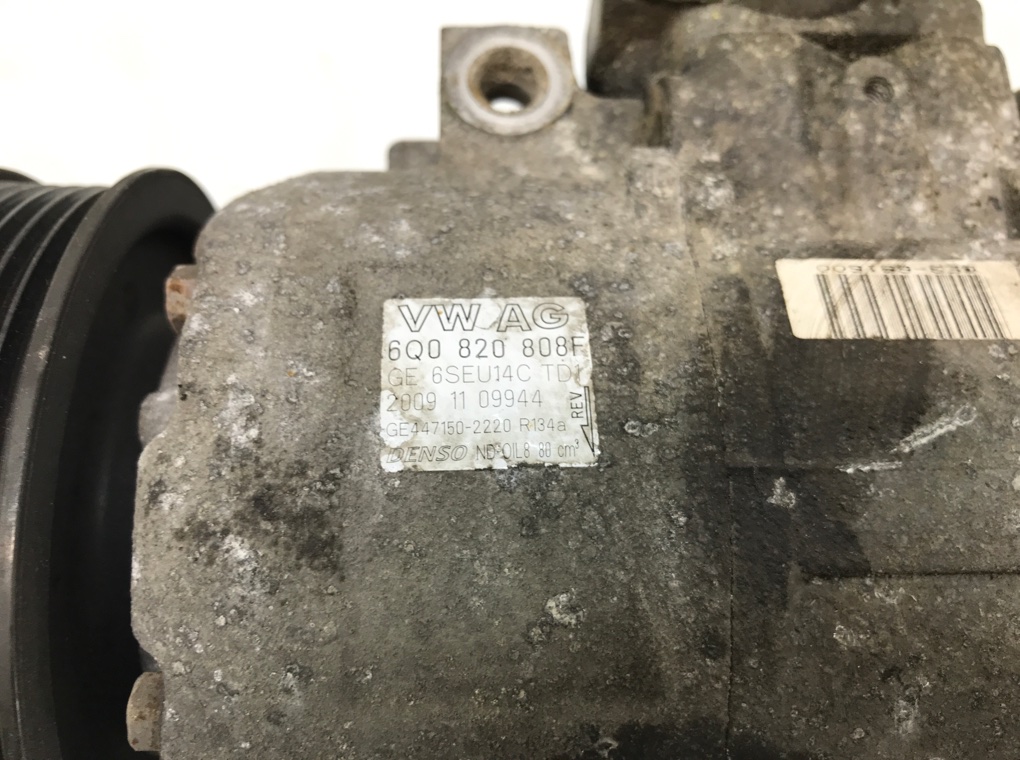 Компрессор кондиционера для Seat Ibiza, 2010 г. 1.4 i бензин б/у — фото 5