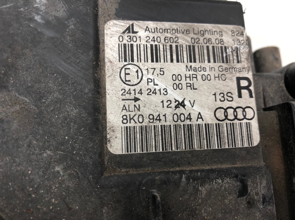 Фара правая для Audi A4, 2008 г. 2.0 TDi дизель б/у — фото 6