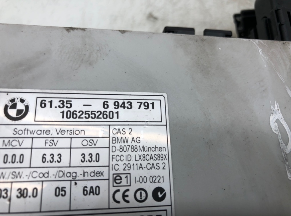 Замок зажигания для BMW 3 E90/E91/E92/E93, 2006 г. 2.0 TD дизель б/у — фото 5