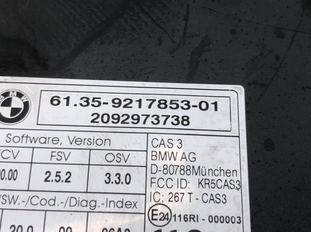 Замок зажигания для BMW 1 E87/E81/E82/E88, 2010 г. 2.0i бензин б/у — фото 6