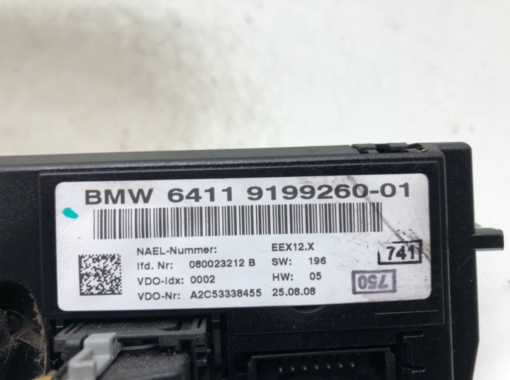 Блок управления печки/климат-контроля для BMW 1 E87/E81/E82/E88, 2008 г. 2.0D дизель б/у — фото 5