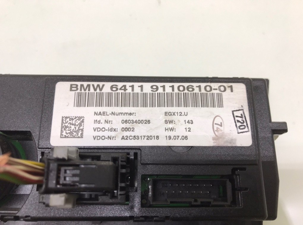 Блок управления печки/климат-контроля для BMW 3 E90/E91/E92/E93, 2006 г. 2.0 i бензин б/у — фото 6