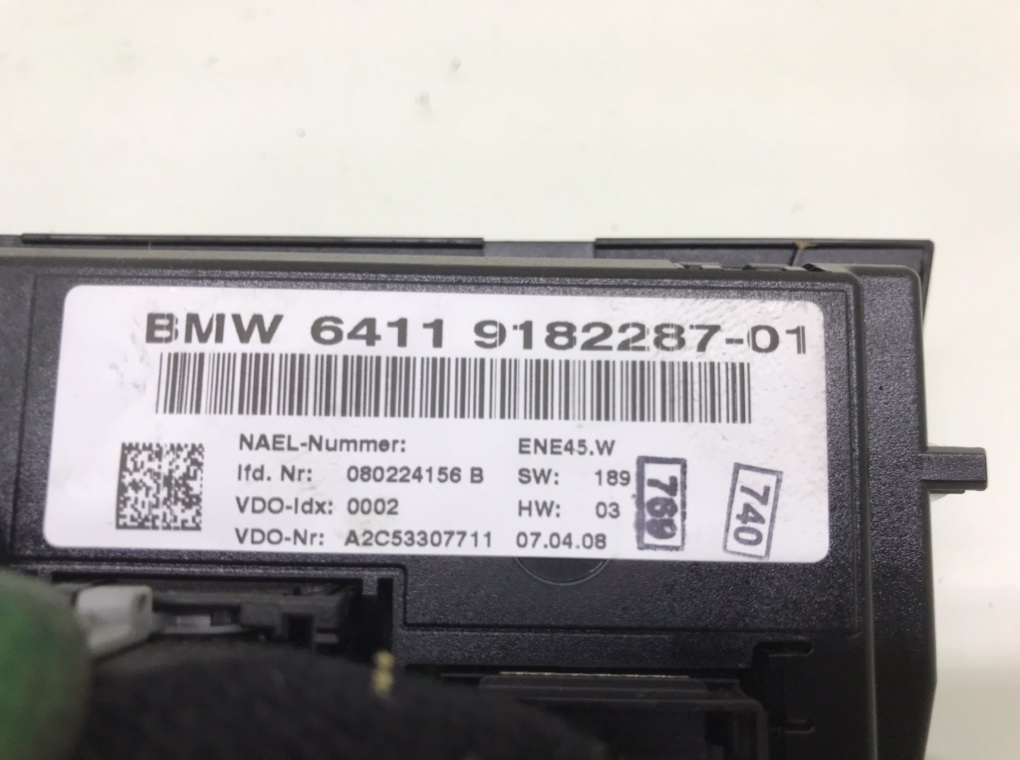 Блок управления печки/климат-контроля для BMW 3 E90/E91/E92/E93, 2008 г. 2.0 i бензин б/у — фото 6