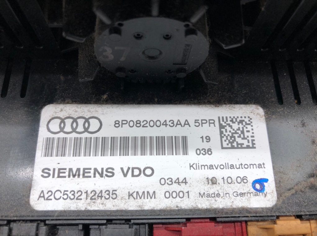 Блок управления печки/климат-контроля для Audi A3, 2006 г. 2.0 TDi дизель б/у — фото 5