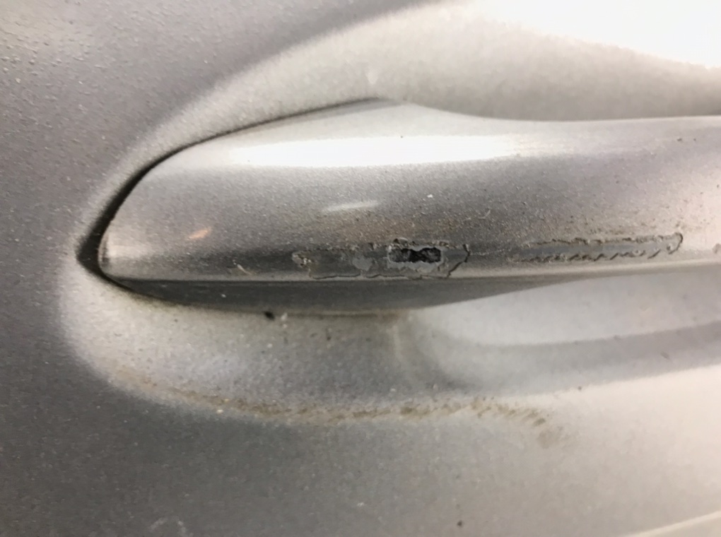 Дверь передняя левая для Mercedes C W204, 2008 г. 2.2 CDi дизель б/у — фото 9