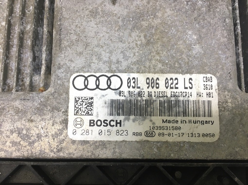 Блок управления двигателем для Audi A3, 2009 г. 2.0 TDi дизель б/у — фото 6