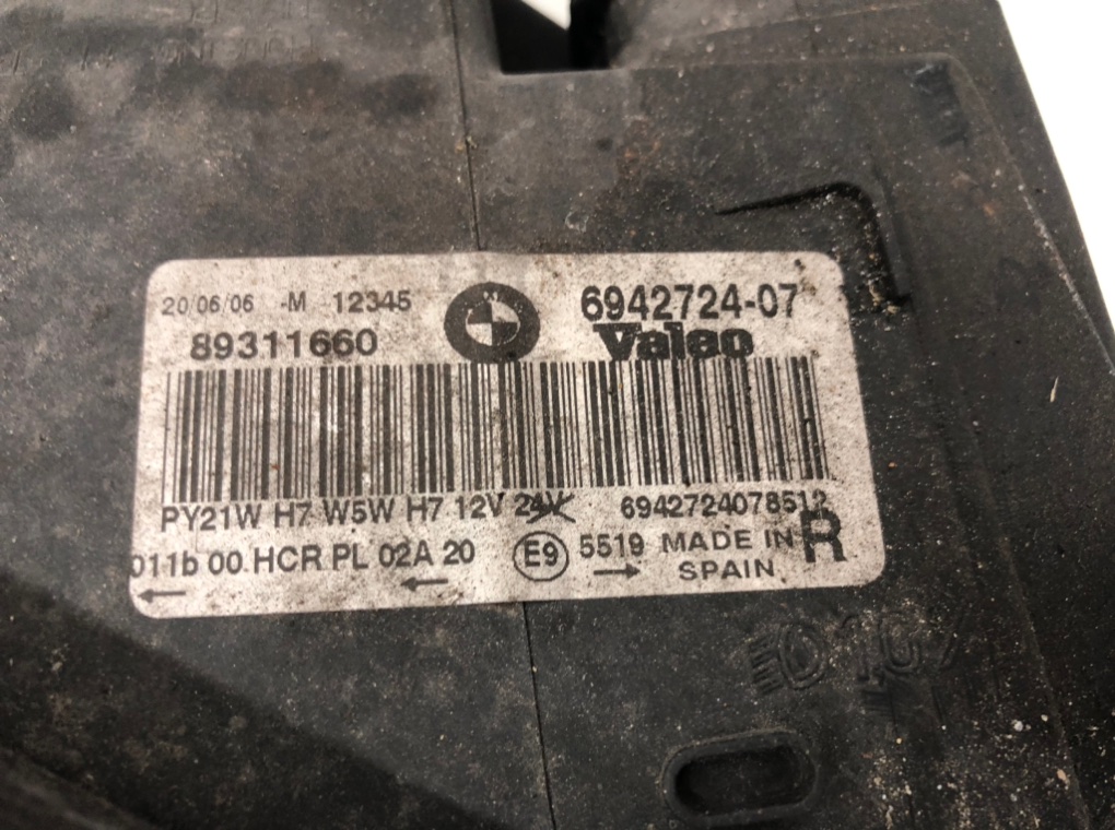 Фара правая для BMW 3 E90/E91/E92/E93, 2006 г. 2.0 TD дизель б/у — фото 6