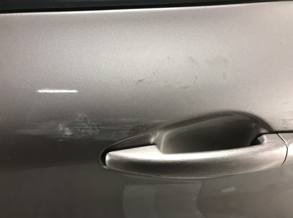 Дверь задняя левая для Peugeot 208, 2012 г. 1.4 HDi дизель б/у — фото 7