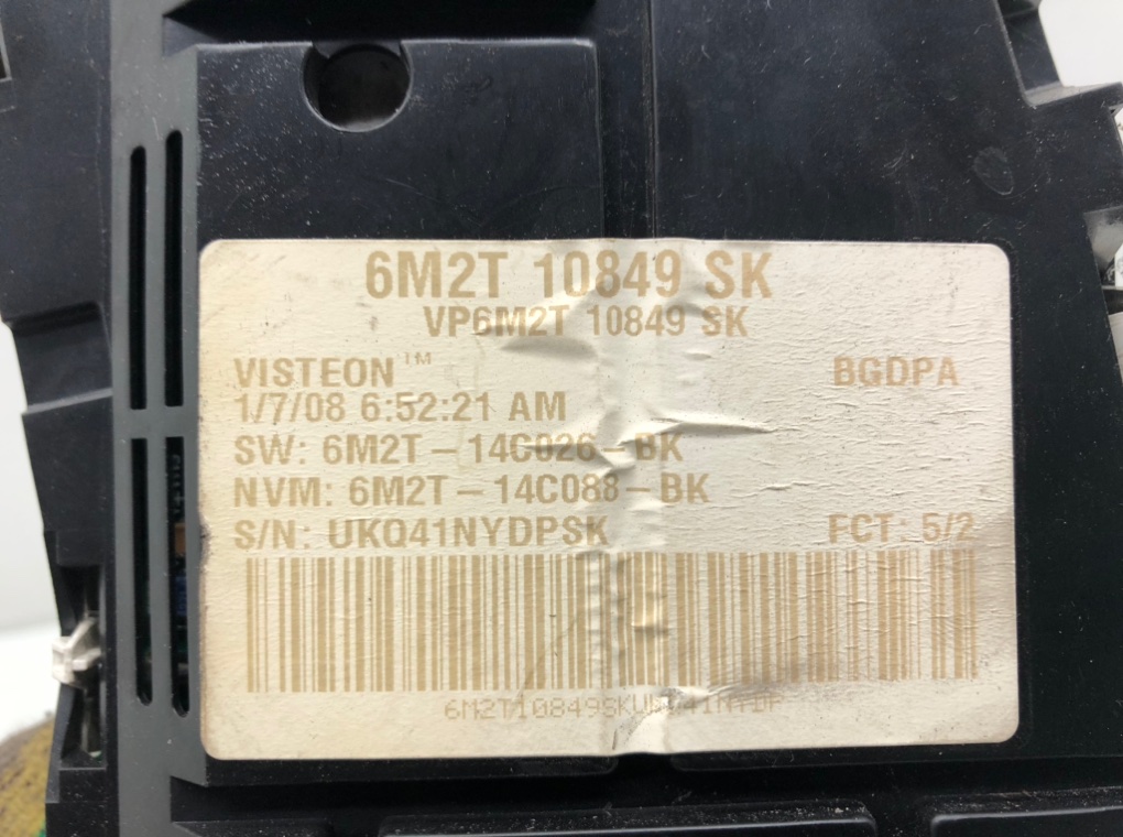 Щиток приборов (приборная панель) для Ford Galaxy, 2008 г. 2.0 TDCi дизель б/у — фото 5