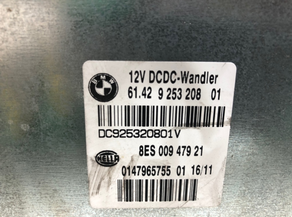 Преобразователь напряжения для BMW 1 E87/E81/E82/E88, 2011 г. 2.0 TD дизель б/у — фото 5