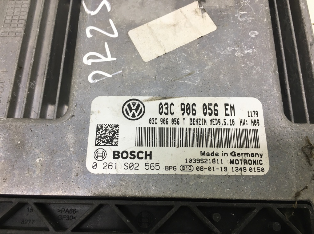 Блок управления двигателем для Volkswagen Golf, 2008 г. 1.6 FSI бензин б/у — фото 6