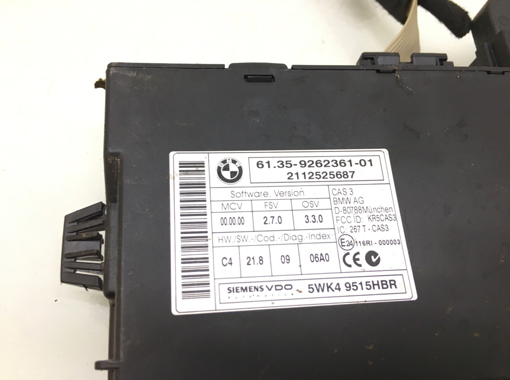 Замок зажигания для BMW 3 E90/E91/E92/E93, 2011 г. 2.0 TD дизель б/у — фото 7
