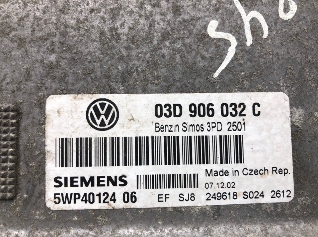 Блок управления двигателем для Volkswagen Polo, 2003 г. 1.2 i бензин б/у — фото 5