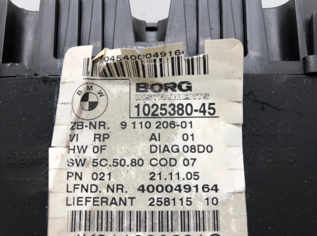 Щиток приборов (приборная панель) для BMW 3 E90/E91/E92/E93, 2005 г. 2.0 TD дизель б/у — фото 5
