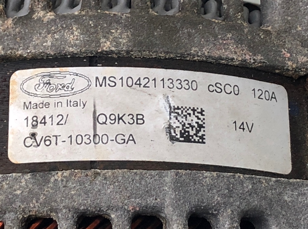Генератор для Ford Focus, 2012 г. 1.0 i бензин б/у — фото 6