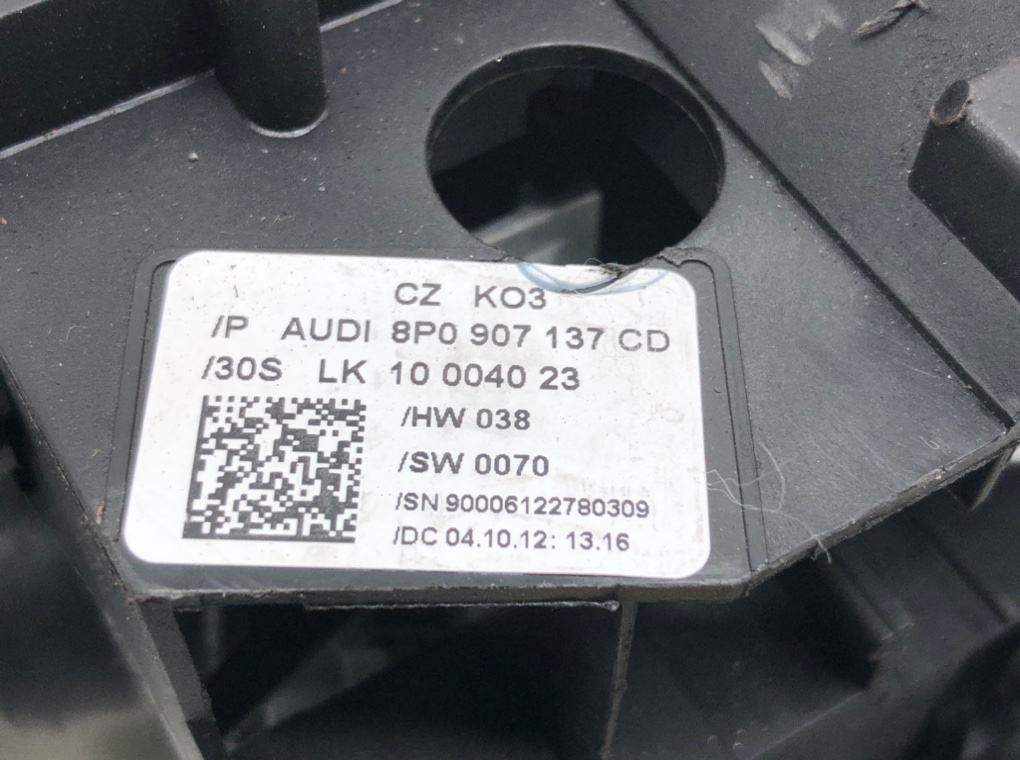 Переключатель подрулевой (стрекоза) для Audi A3, 2012 г. 1.6 TDi дизель б/у — фото 8