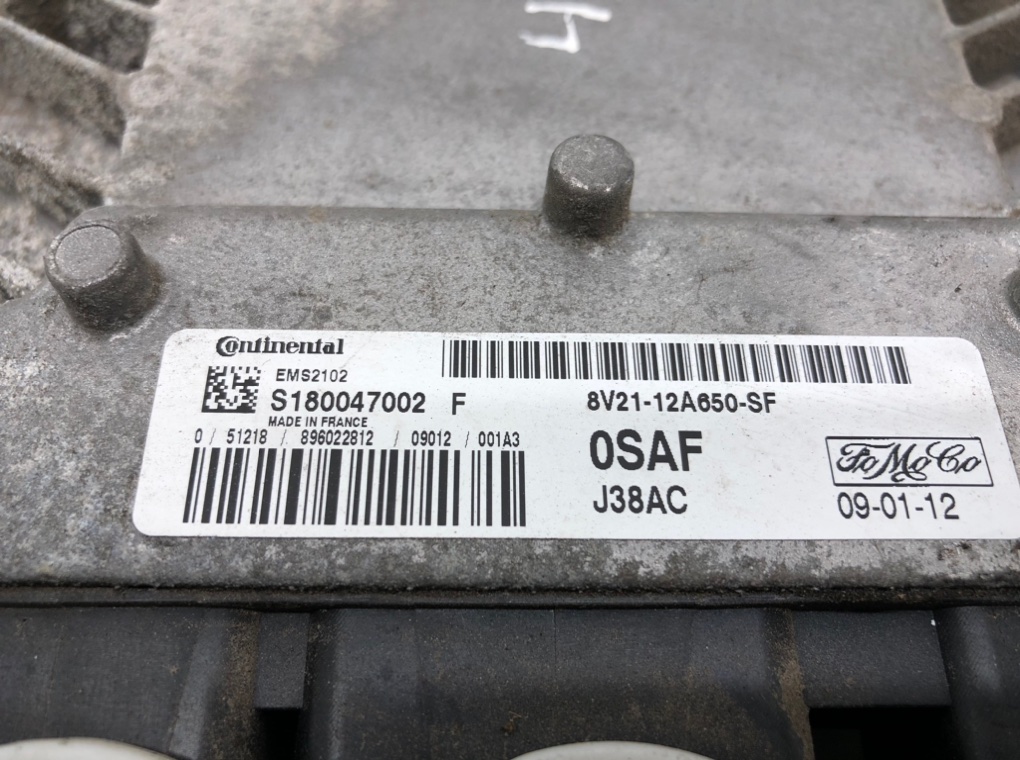 Блок управления двигателем для Ford Fiesta, 2009 г. 1.2 i бензин б/у — фото 5