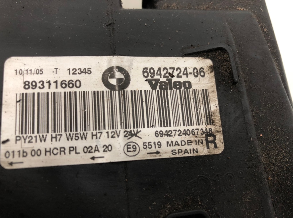 Фара правая для BMW 3 E90/E91/E92/E93, 2005 г. 2.0 TD дизель б/у — фото 7