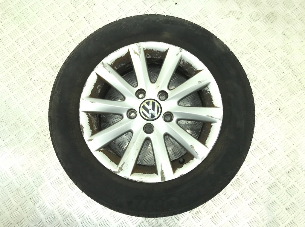 Диски литые R15 для Volkswagen Golf 5 (6.5Jx15 5x112 ET50 DIA57.1) б/у — 4 шт. — фото 2