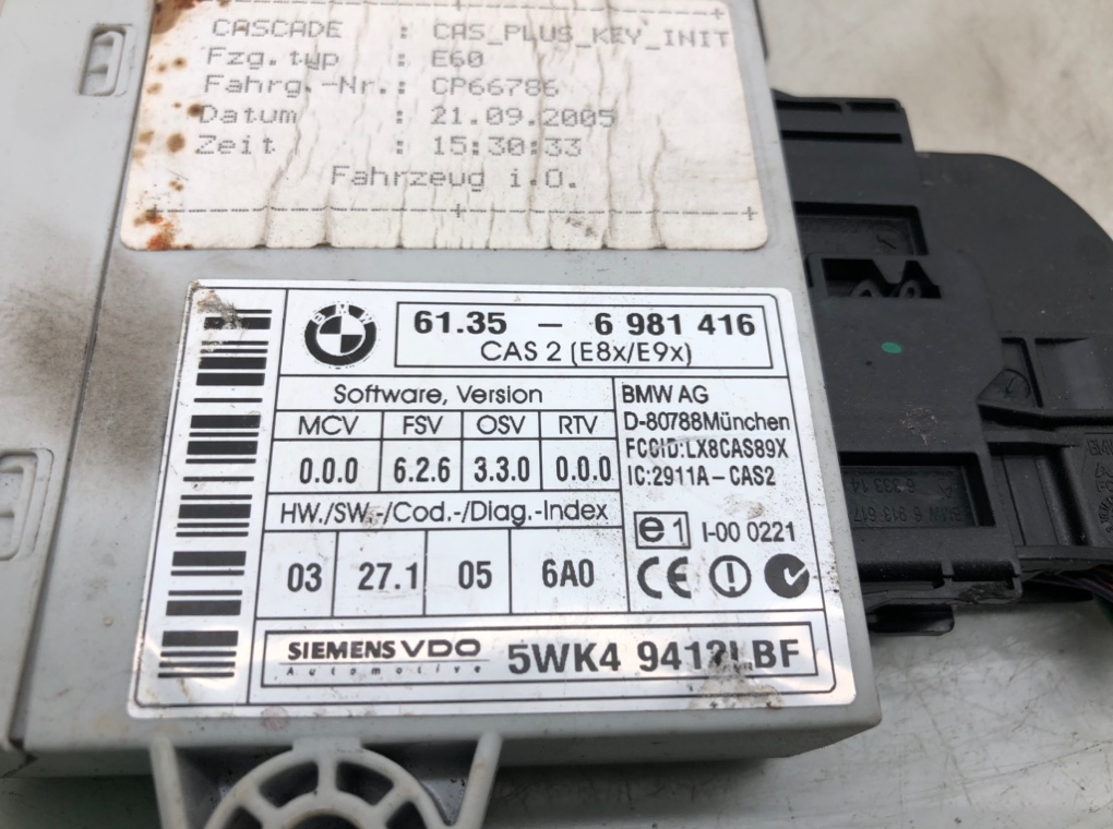 Блок комфорта для BMW 5 E60/E61, 2005 г. 2.0 TD дизель б/у — фото 5