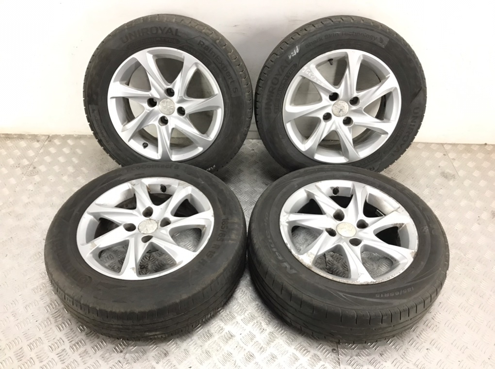 Диски литые R15 для Peugeot 208 (6.0Jx15 4x108 ET23 DIA65.1) б/у — 4 шт.