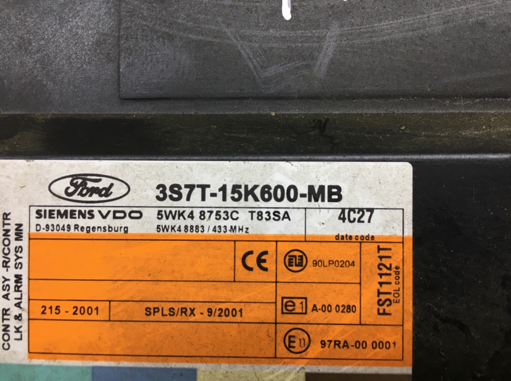 Блок комфорта для Ford Mondeo, 2004 г. 2.0 TDCi дизель б/у — фото 5