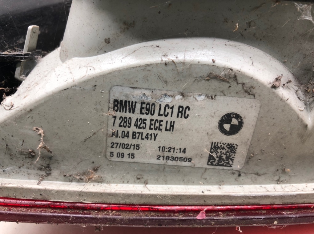 Фонарь задний левый для BMW 3 E90/E91/E92/E93, 2009 г. 2.0 i бензин б/у — фото 8