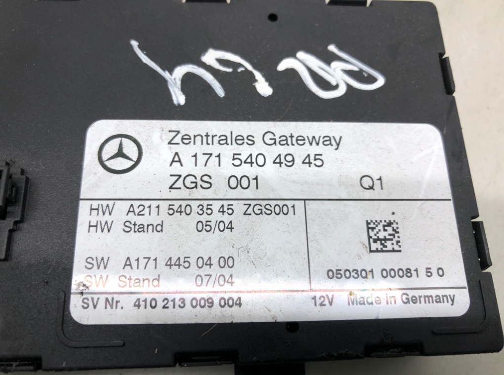 Блок управления центральным замком для Mercedes SLK R171, 2005 г. 1.8 i бензин б/у — фото 5