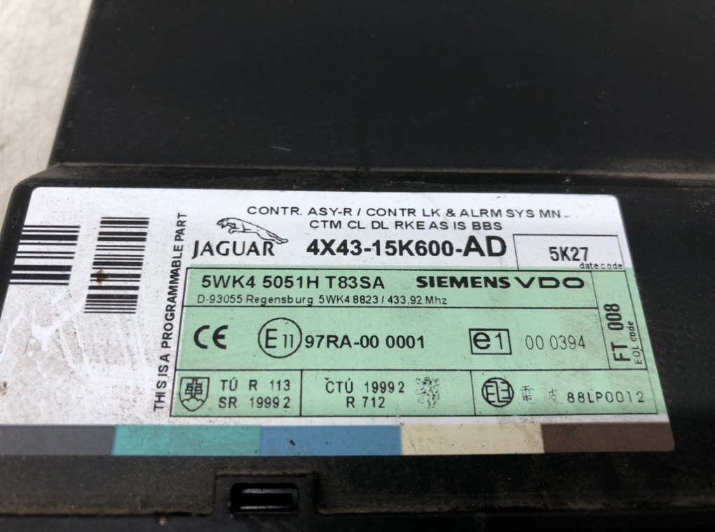 Блок комфорта для Jaguar X-Type, 2006 г. 2.2 TDCi дизель б/у — фото 5