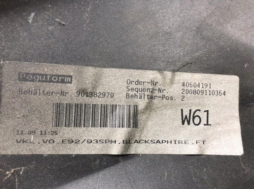 Бампер передний для BMW 3 E90/E91/E92/E93, 2009 г. 2.0 i бензин б/у — фото 10